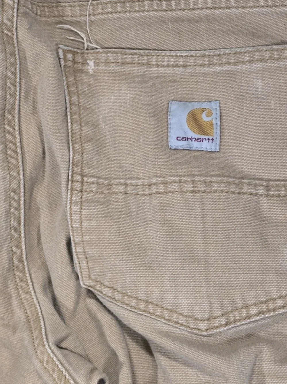 Workwear 33×32 Carhartt Brown/Tan Work Chore Pants